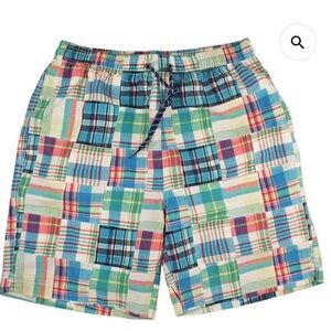 Castaway Nantucket Island Sandbar Swim Trunk Chatham Patch Madras Small NEW
